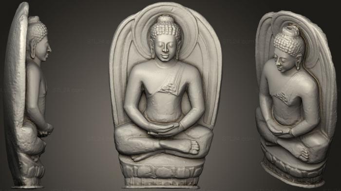 Buddha figurines (Buddha 14, STKBD_0115) 3D models for cnc